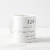 Eureka定義アルキメデス主義科学 コーヒーマグカップ (正面左)