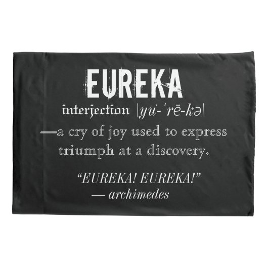 Eureka定義アルキメデス主義科学 枕カバー (裏面)