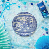 Eureka! 夏の青いヤナギの紙皿。 7" ペーパープレート (パーティー)