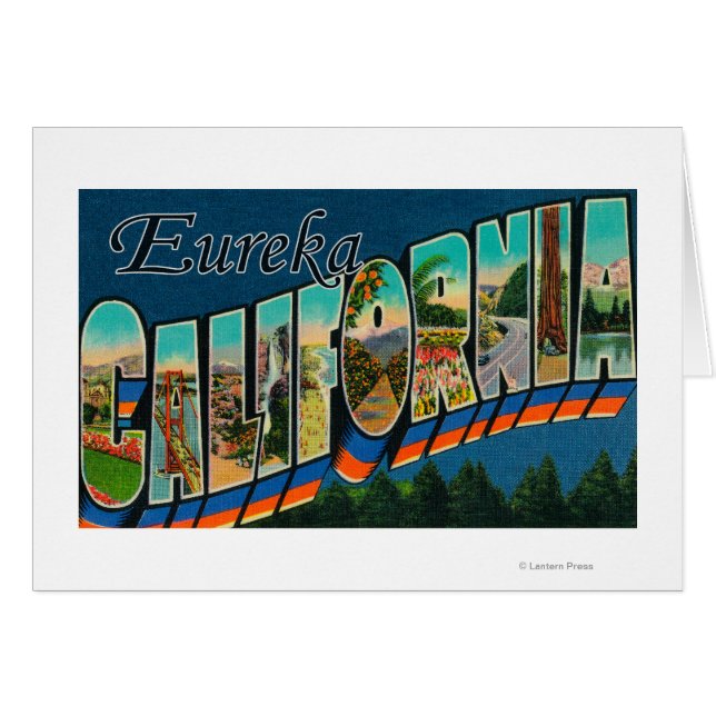 Eureka, California – 大きな文字のシーン (正面横)