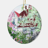 Eureka Springsのビクトリア時代の人 セラミックオーナメント (左)