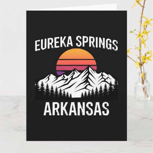 Eureka Springs カード (黄色い花)