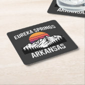 Eureka Springs スクエアペーパーコースター (アングル)