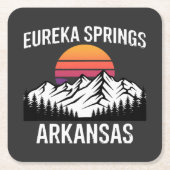 Eureka Springs スクエアペーパーコースター (正面)