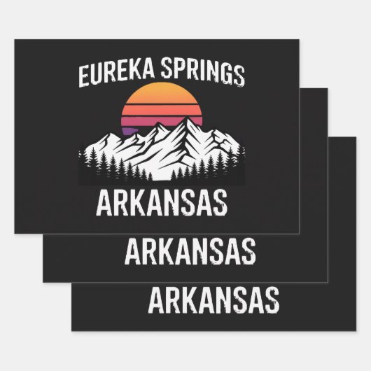 Eureka Springs ラッピングペーパーシート (セット)