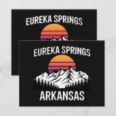 Eureka Springs 招待状 (正面/裏面)