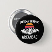 Eureka Springs 缶バッジ (正面&裏面)