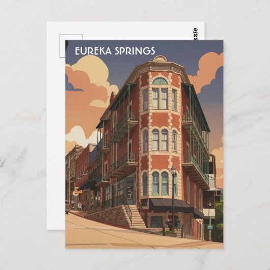 Eureka Springs Arkansas ポストカード (正面/裏面)