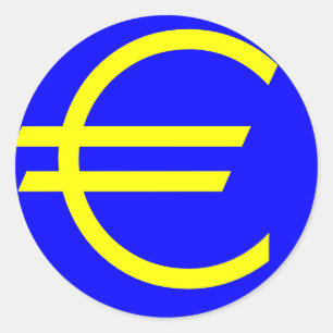 EURO（ヨーロッパ通貨の記号） ラウンドシール