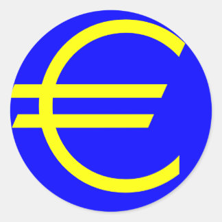 EURO（ヨーロッパ通貨の記号） ラウンドシール