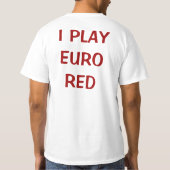 EURO~RED Tシャツ (裏面)