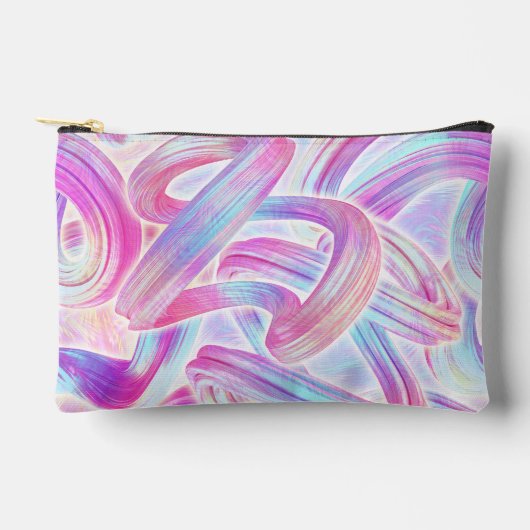 eurobeat holorave - pink and blue : アクセサリーポーチ (正面)