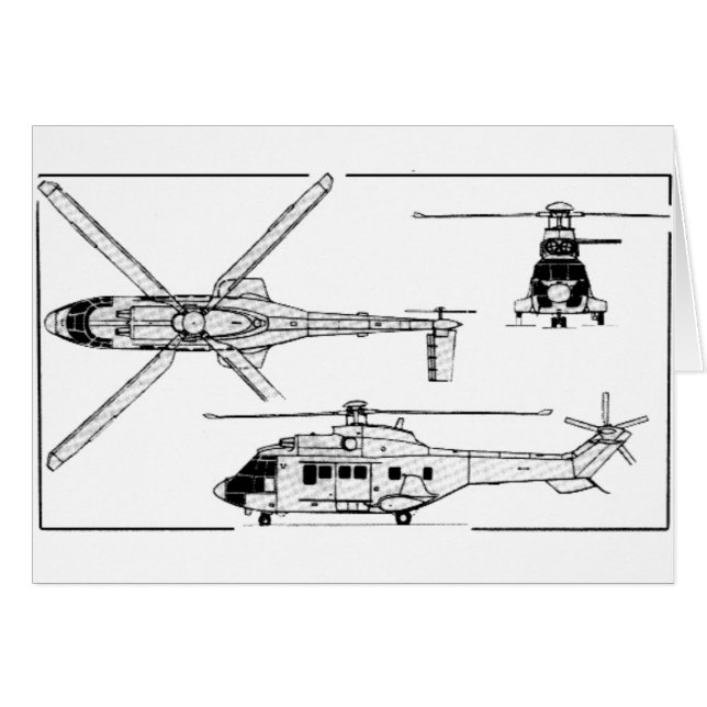Eurocopter極度ピューマSA33 (正面横)
