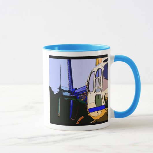 Eurocopter AS350星 マグカップ (右)