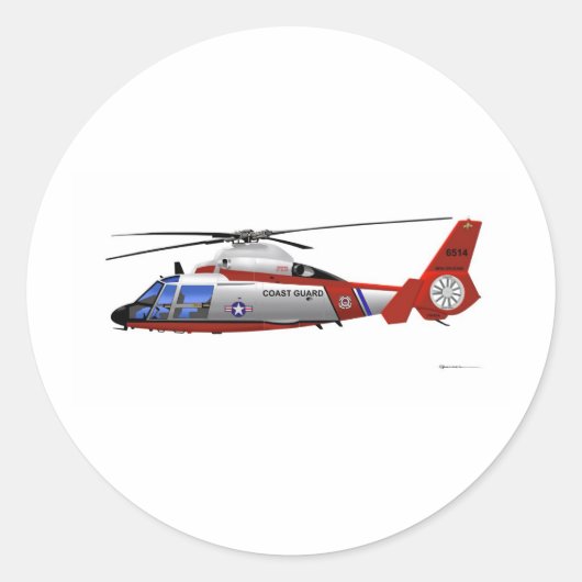 Eurocopter HH-65Cのイルカ ラウンドシール (正面)