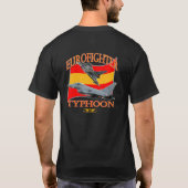 Eurofighterの台風 Tシャツ (裏面)