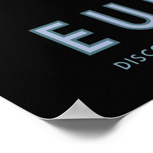 EUROPA氷下の生命を発見NASA宇宙旅行 ポスター (角)