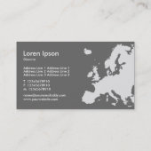 EUROPA赤 – ダークブルー 名刺 (裏面)