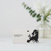 EUROPA – キャンバスステンシルドスタイル 名刺 (スタンド正面)