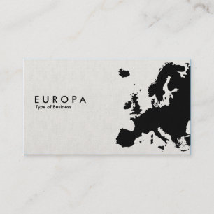 EUROPA – キャンバスステンシルドスタイル 名刺