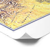 " Europa: 1982/heute - Mittelmeerboden Karte ポスター (角)