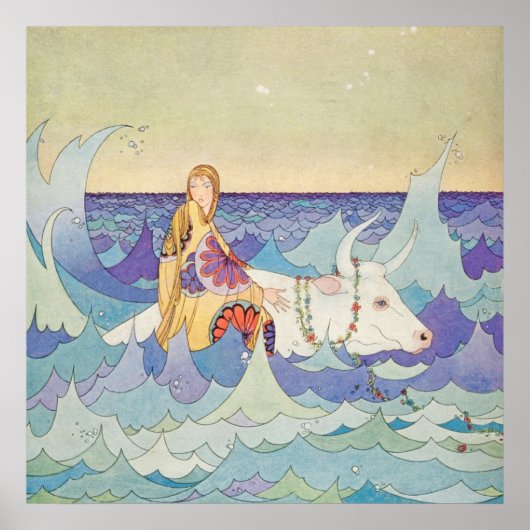 Europa and the Bull by Virginia Frances Sterrett ポスター (正面)