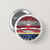 Europa Auerisch Österreichisch Österreich Baum 缶バッジ (正面&裏面)