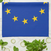 Europa Fahne キッチンタオル (折り畳み)