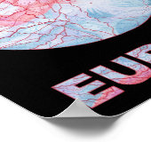 Europa Jupiters Moon 8 x 10アートポスタープリント ポスター (角)