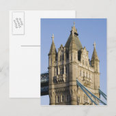 Europe ENGLAND, London: Tower Bridge / Late ポストカード (正面/裏面)