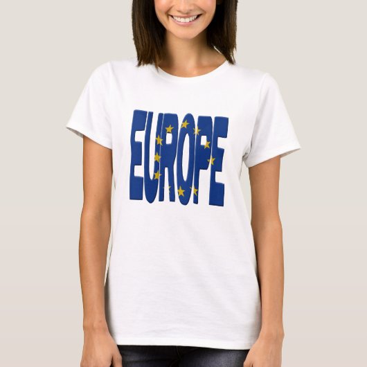 Europe + Flag Tシャツ (正面)