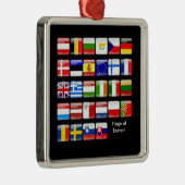 EUROPE: Flags of Europe メタルオーナメント (右)