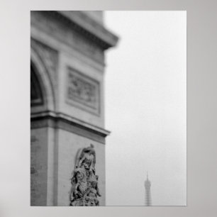 Europe, France, Paris. Arc de Triomphe and 2 ポスター