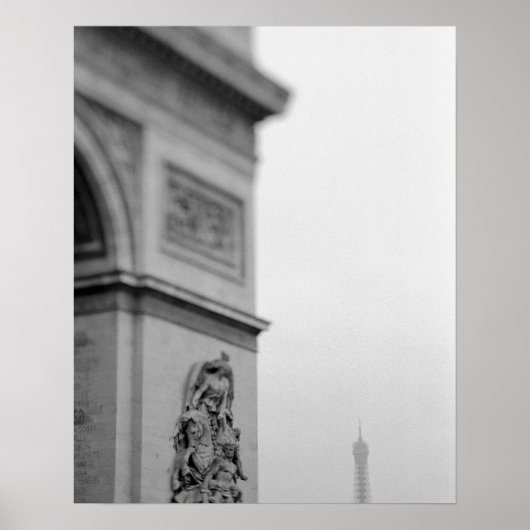 Europe, France, Paris. Arc de Triomphe and 2 ポスター (正面)