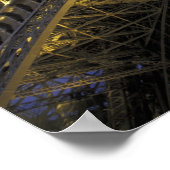 Europe, France, Paris, Eiffel Tower, evening 2 ポスター (角)