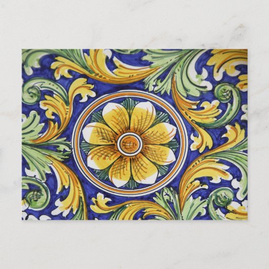 Europe, Italy, Sicily, Taormina. Traditional 4 ポストカード (正面)