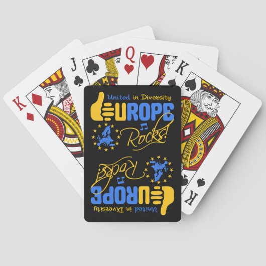 EUROPE ROCKS遊のカード トランプ (裏面)