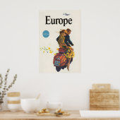 Europe Travel Poster ポスター (キッチン)