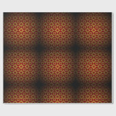 European court Baroque style floral pattern ラッピングペーパー (フラット)