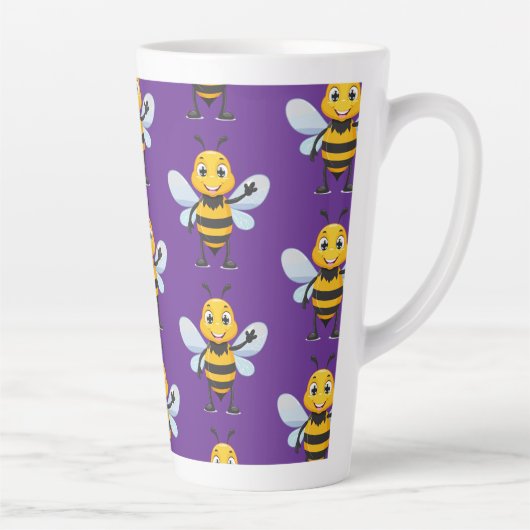 European honey bee カフェラテマグ (右)