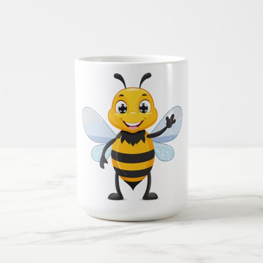 European honey bee コーヒーマグカップ (中央)