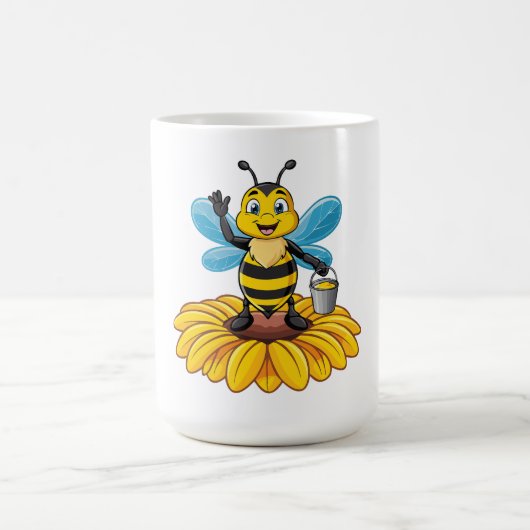 European honey bee コーヒーマグカップ (中央)