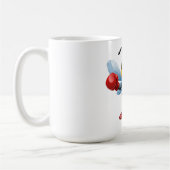 European honey bee コーヒーマグカップ (左)