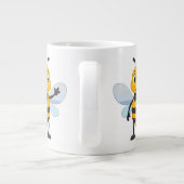European honey bee ジャンボコーヒーマグカップ (裏面)