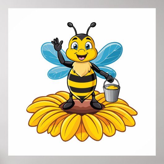 European honey bee ポスター (正面)