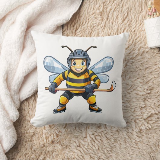 European honey bee (Apis mellifera) クッション (ブランケット)