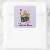 European Landmarks with a Cameraありがとう スクエアシール (バッグ)