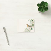 European Robin & Hawthorn – Editable Botanical Wed ポストイット (オフィス)