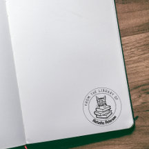 European Short Hair Cat, Book From The Library