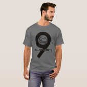 European Sports Car Action Nine Eleven Design retr Tシャツ (正面フル)